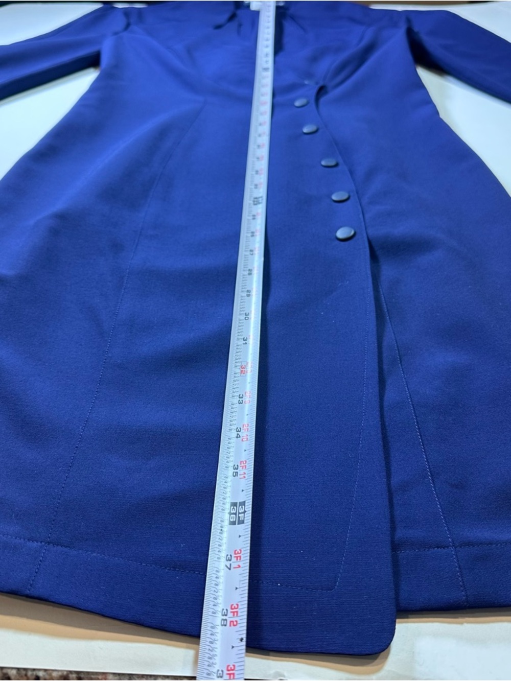 Vintage Iconic Collectible Thierry Mugler Dress 90s Made in France 100% Wool S - Picture 12 of 16